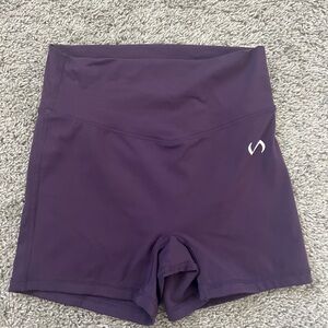 TLF 4” Purple Workout Shorts Size M